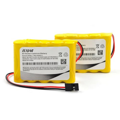 (4-Pack) 6V 800mAh Ni-Cd Receiver Battery for Hitec Futaba JR - color: (4-Pack) 6V 800mAh AA