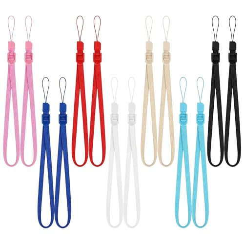 14PCS Adjustable Wrist Straps,Multi Purpose Wristbands Phone Strap,Replacement Strap Compatible with Nintendo Wii Remote Controller