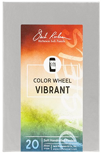 Jack Richeson 422950 Hand Rolled Soft Color Wheel Pastels (20 Piece)