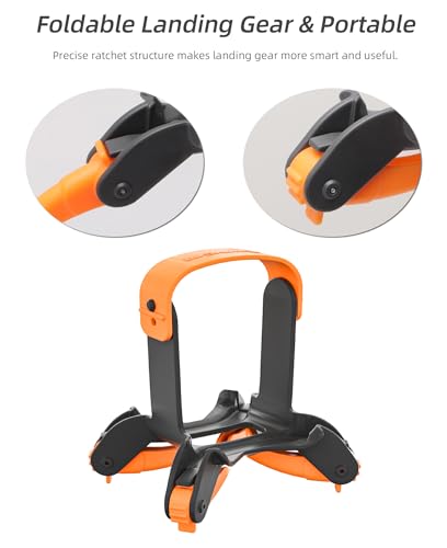 Landing Gear for DJI Avata 2, Adjustable Legs Height Extension Stand Quick Release Bracket for Avata 2 Drone Protection (Gray) - color: Gray