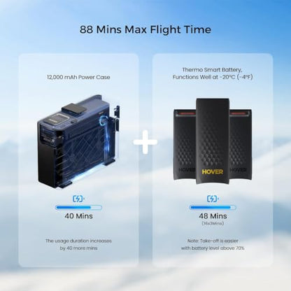HOVERAir X1 PROMAX Skiing Combo, 8K Action Flying Camera, Foldable Drone - style: PROMAX (Skiing Combo)