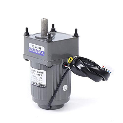110V 0-125RPM 15W 10K AC Gear Reduction Motor with Speed Controller - color: 15W 10K