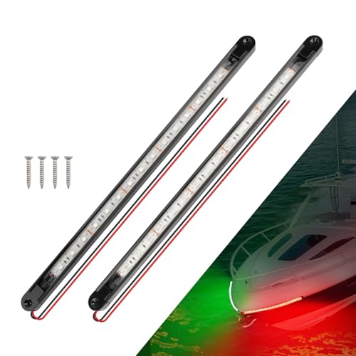 Boats Led Navigation Strip Lights, Red & Green, IP 67 Waterproof - color: RED&GREEN