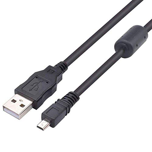 Replacement USB Cable 8Pin Transfer Data Sync Charging Cord Compatible with Konica Minolta Digital Cameras Dynax 5D7D Maxxum 5D7D DiMage A Series A200 DiMage E Series (3.3ft)