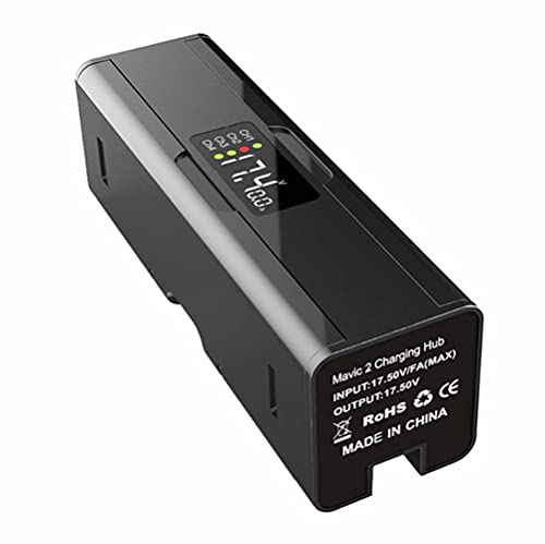 4 in 1 Drone Digital LED Display Battery Charger Intelligent Charging Hub for DJI Mavic 2 Pro Zoom Spare Part