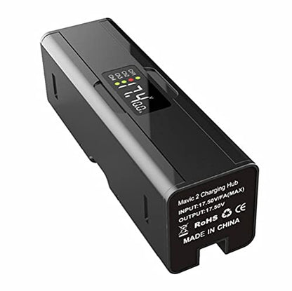 4 in 1 Drone Digital LED Display Battery Charger Intelligent Charging Hub for DJI Mavic 2 Pro Zoom Spare Part