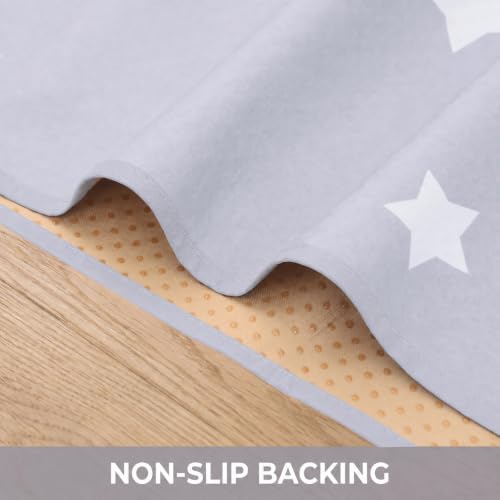 Splat Mat for Under High Chair, Waterproof Washable High Chair Floor Mat - color: Star