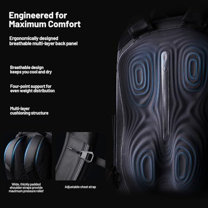 PGYTECH OneGo 2 Camera Backpack 20L Waterproof Camera Bags Photography Bag - color: Matte Black, size: 20L Camera Backpack