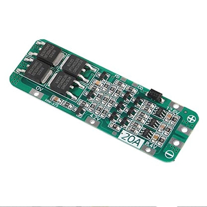 6pcs 3S 20A BMS 18650 Li-ion Lithium Battery Charger Module BMS Protection Board PCB 11.1V 12V 12.6V Module Over-Discharge/Over-Current