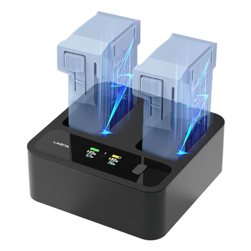 LIMETA Smart Battery Charger for DJI Mini 4 Pro Mini 3/3 Pro Drone Batteries Two-Way Parallel Fast Charging Hub Accessories with Discharge Storage Display App Control - size: Mini 3/4 pro