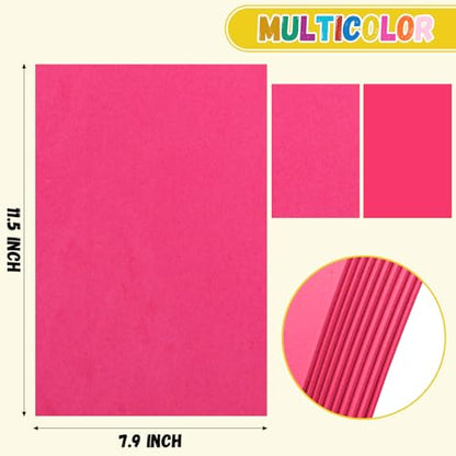 10 Pack Eva Foam Sheets Craft 8 x 12 inch (Peach Pink) - color: Peach Pink