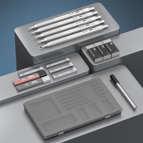 Mr. Pen- Professional Metal Mechanical Pencil Set with Lead Refills & Erase