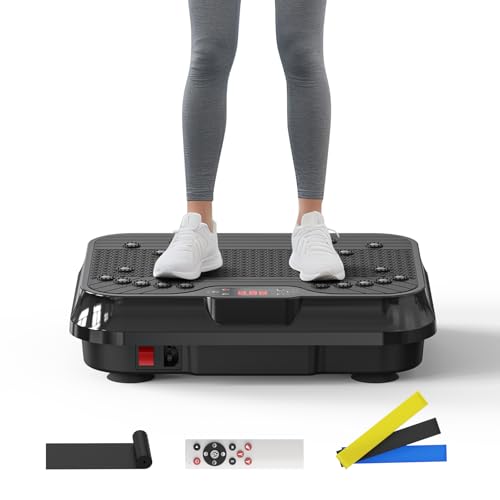 Vibration Plate Exercise Machine for Lymphatic Drainage, Stand Shake Plate