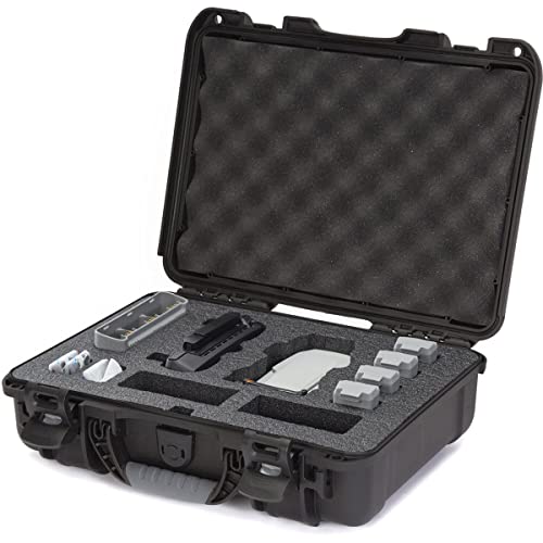 NANUK 910 Waterproof Hard Case with Foam Insert for DJI Mini SE Fly More Kit - Black (910-MAVMSE1)