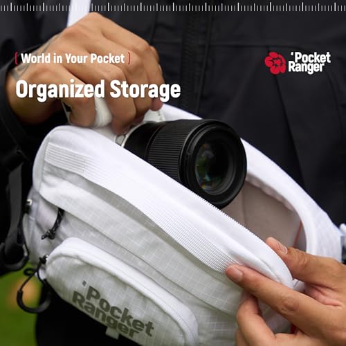 VSGO Pocket Ranger 2.4L Camera Waist Bag with Removable Padded Insert - color: White