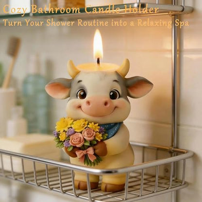 Highland Cow Resin Molds, 3D Animal Candle Molds Silicone for Epoxy Resin - color: Cow Resin Mold