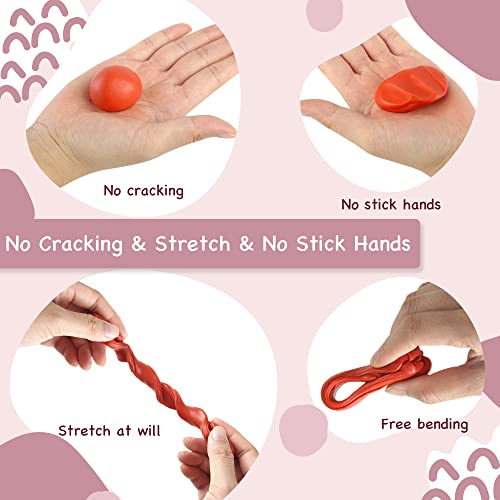 Aestd-ST Polymer Clay 52 Colors, Oven Bake Modeling Clay for Kids & Artists - color: 52 Colors