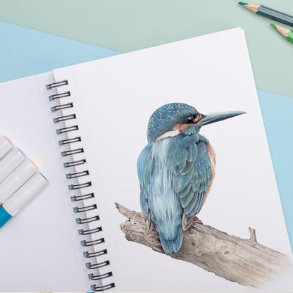 5.5 × 8.5 Inch Marker Paper Pad, 30 Sheets, 200gsm, Double-Sided - size: 5.5×8.5 Inch (1 Pack)