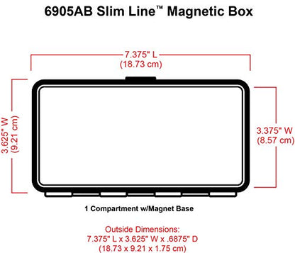 ArtBin Sew-Lutions Slim Line Magnetic Craft Box, Translucent Raspberry - size: Small - Single Pack, style: Slim Line Magnetic Box