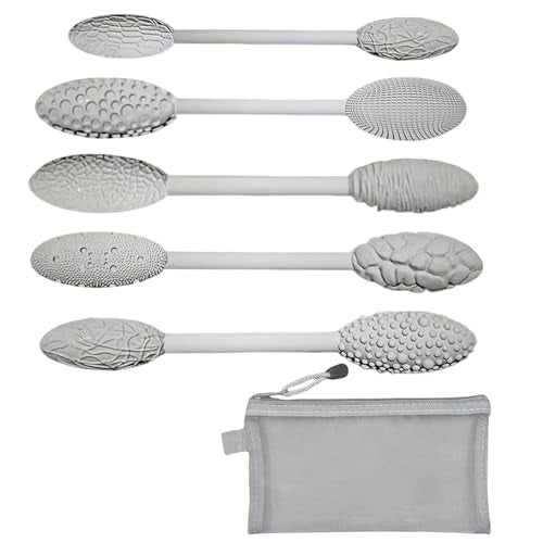 5PCS Double-Ended Clay Sculpting Tools, Polymer Clay Texture Tools Set with Wooden Handle for Pottery, Ceramics, DIY Art Modeling - Professional Sculpting & Detailing Kit