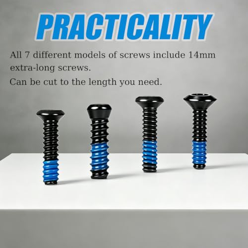 117 PCS Gunsmithing & Red Dot Screws (M3 M3.5 M4#4-40#6-32#6-40#6-48)