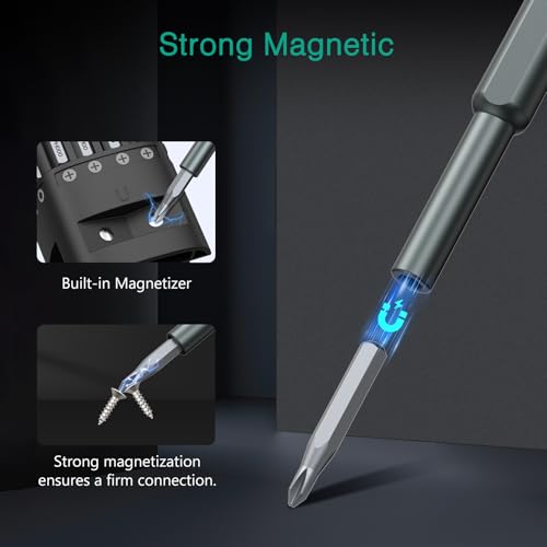 ORIA 46 in 1 Precision Screwdriver Set, 42 S2 Bits, Magnetic Tips & Storage
