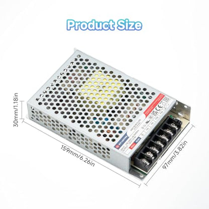 BTF-LIGHTING Power Supply DC12V 150W UL Recognized Component for LED Strip - size: 12V150W