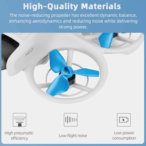 sea jump 8PCS Propeller Suitable for DJI NEO Drone Accessories Handheld Quadcopter Drone 2016S Propeller Blades (Blue) - color: Blue