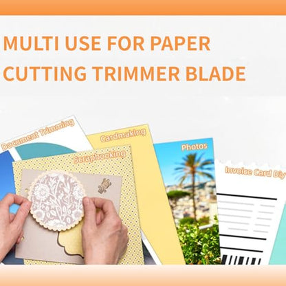 4-Pack Paper Trimmer Blades 195960-1001 for Fiskars Personal Trimmer