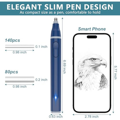Electric Eraser, USB C Rechargeable Pencil Eraser with 220 Eraser Refills - color: Blue