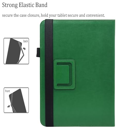 Universal 7 8 Inch Android Tablet Case Cover for All 7.0-8.5 Inch Tablet - color: Emerald Green