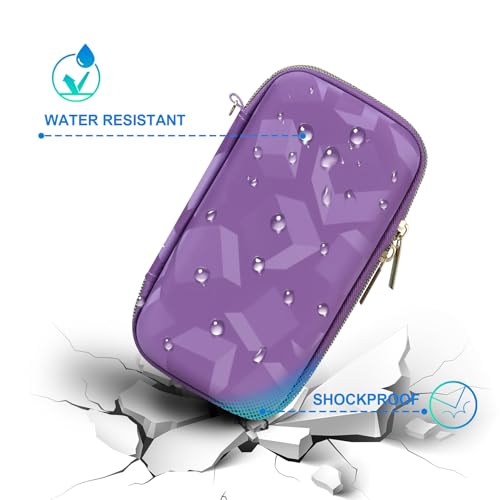 BOVKE Case for Roku Voice Remote/Roku Voice Remote Pro 2nd Ed, Purple Cube - color: Purple Cube