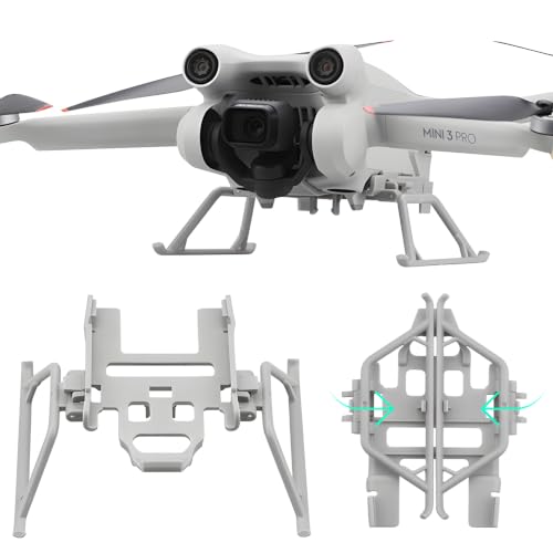 Mini 3 Pro Landing Gear Foldable - for DJI Mavic Mini 3 Mini 3 Pro Drone Accessories Extension Kit Quick-Release Landings Gears Legs - size: Mini 3/3 Pro Landing Gear