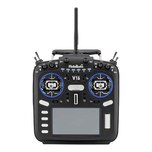 HOBBYMATE V16Pro ELRS Hall Gimbals Radio Transmitter, 16 Channels, 2.4G, Mode 2, for RC Drone