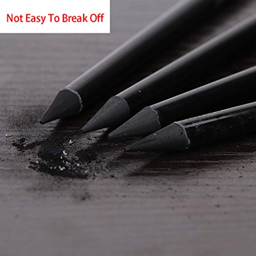 YYMIYU Full Graphite Pencils set 6 Piece.HB/2B/4B/6B/8B/EE (lead pencil) - style: suit