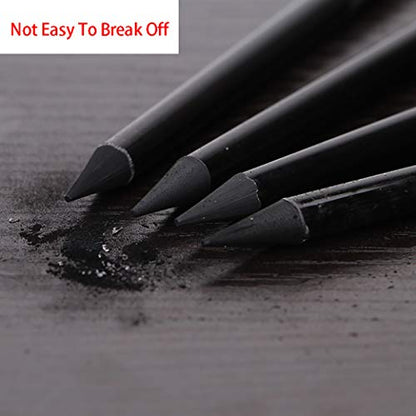 YYMIYU Full Graphite Pencils set 6 Piece.HB/2B/4B/6B/8B/EE (lead pencil) - style: suit