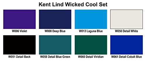 Createx Colros Kent Lind Wicked Colors Cool Set, 2 oz. (W114-00) - style: Wicked Colors Cool Set