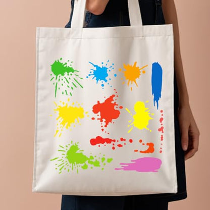 Splatter Ink Art Stencil for Painting 11.8" x 11.8" Reusable - style: Splatter