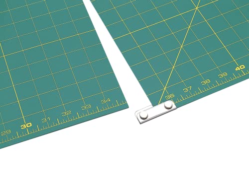OLFA 35x70" Connecting Rotary Mat Set (RM-CLIPS/3) - 3-Mat w/Clips - size: 24"L x 0.3"W