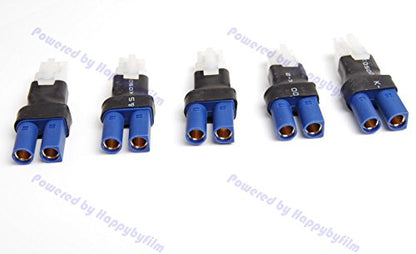 Lot (5) Male Tamiya to Female EC5 Adapter RC Power Connector FPV Drone Power