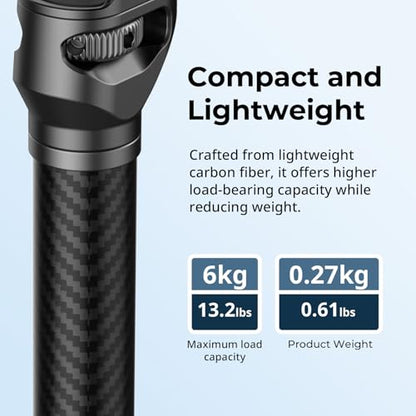SmallRig Gimbal Extension Pole, 15''/37cm Carbon Fiber Gimbal Extension Arm