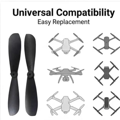 4pcs AB Propeller Blades 45-75mm Mini Drone Propellers, Compatible with Drones, Gliders, and Foam Aircraft (75mm) - style: 75mm