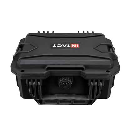 Eylar 11.8" Intact Series Compact Hard Camera Case, Lightweight and Durable Stacker Design with Foam (Black) - color: Black