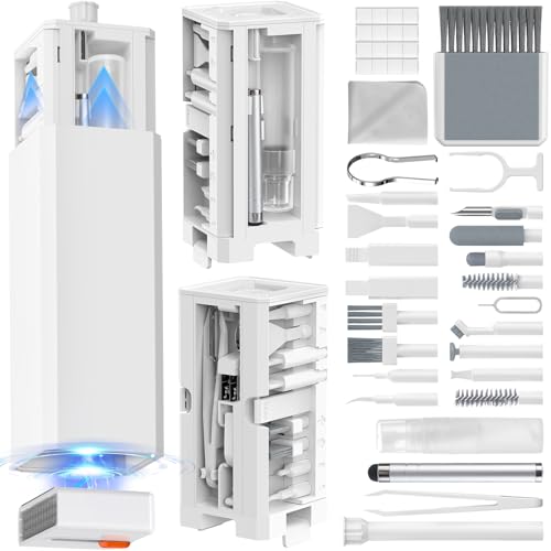 34-in-1 Electronics Cleaning Kit for iPhone, AirPods, Keyboard, USB C, Port - color: White