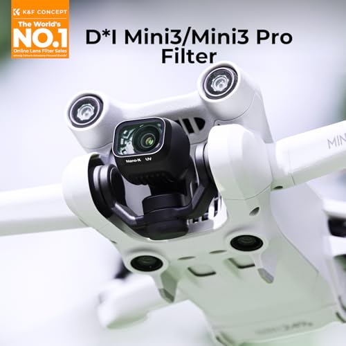 K&F Concept Mini 3/Mini 3 Pro MCUV Protection Filter, 28 Multi-Coated UV Filter Compatible with DJI Mini 3/Mini 3 Pro - style: UV