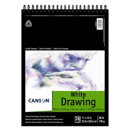 Canson Drawing Paper Pad, Bright White, 11x14 in - size: 11x14, style: White Drawing
