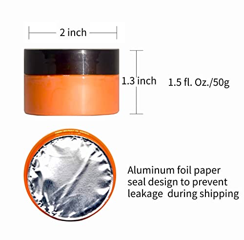 DGAGA 8PCS Chalk Paste with Mini Squeegees,Screen Printing Ink,Chalk Paste Paint for Stencil,Reusable Self Adhesive Silk Screen Stencils Paste Starter Kit,Chalkboard Paint for Craft DIY Home 50g/Jar - color: 8 Pcs Chalk Paste Starter Kit