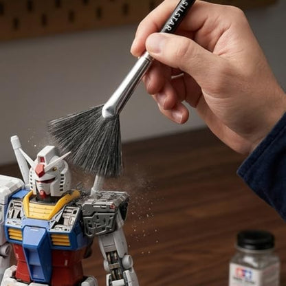 Matrix Anti Static Overall Dual-Action Cleaning Brush -Ideal for Model Kits, Figures, and Intricate Items