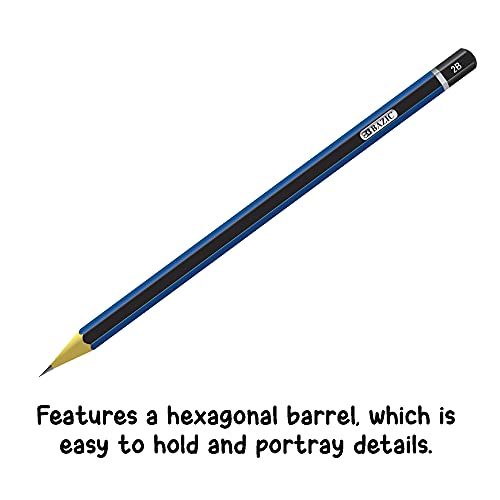 BAZIC PRODUCTS Drawing Sketching Pencils, 8B to HB Graphite, 144-Case - size: 144-Pack