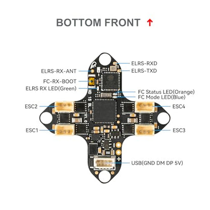 BETAFPV Matrix 1S Brushless Flight Controller G4 3IN1 HD BMI270 - ELRS
